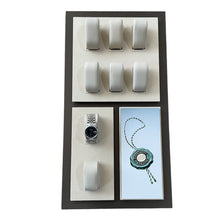 Load image into Gallery viewer, Presentation tray on Rolex for 8 watches for store display
