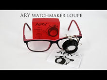 Load and play video in Gallery viewer, ARY Strength 2, 5.0x loupe for eyeglass spectacle, right side for watchmakers
