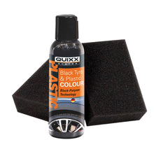 Load image into Gallery viewer, QUIXX Black Tyre Colour, Tire Restorer Deep Black 2-Step Kit, ref. 10192
