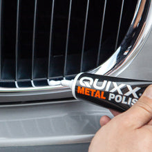 Load image into Gallery viewer, QUIXX Metal Restoration Kit Polish + Sandpapers Restores Gloss &amp; Brushed Metals, High Performance Polish, ref. 10206
