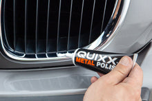 Load image into Gallery viewer, QUIXX Metal Restoration Kit Polish + Sandpapers Restores Gloss &amp; Brushed Metals, High Performance Polish, ref. 10206
