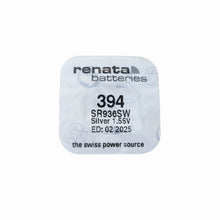 Load image into Gallery viewer, Renata 394 SR936SW watch battery 1.55V

