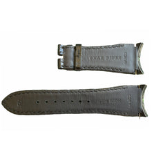 Load image into Gallery viewer, Roger Dubuis leather black watch strap 25x18 mm
