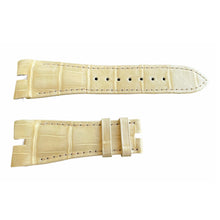 Load image into Gallery viewer, Roger Dubuis leather cream watch strap 25x18 mm
