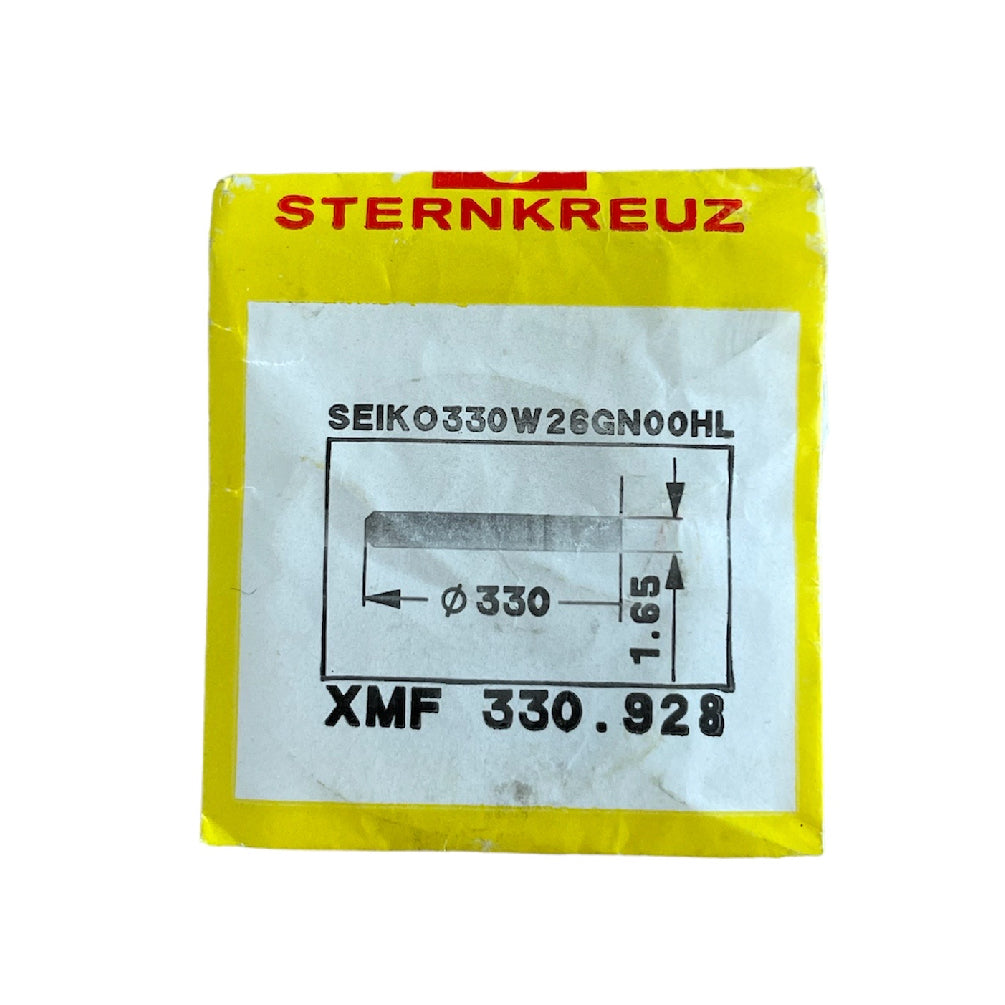 Seiko 330W26GN00 mineral crystal glass special flat (XMF) part XMF330928