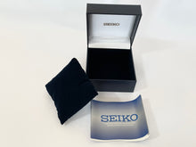 Load image into Gallery viewer, Seiko watch box with guarantee instructions
