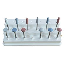 Load image into Gallery viewer, Set of 12 miniature mounted silicone polisher for metals, ceramics and plastics
