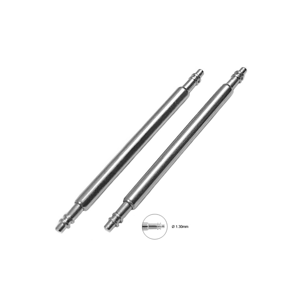 Spring bars shape H/22 with double flange 16 mm, 1.30 mm ...