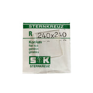 Square plastic flat top crystal 240 x 240 mm for watches