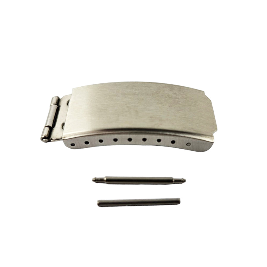 Stainless steel folding clasp for metal bracelets 16 mm