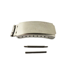 Load image into Gallery viewer, Stainless steel folding clasp for metal bracelets 16 mm
