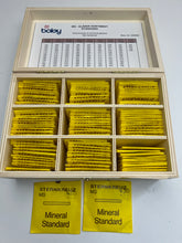 Load image into Gallery viewer, Sternkreuz MS Mineral Watch Glass Assortment - 100 pcs with Wooden Box by Boley
