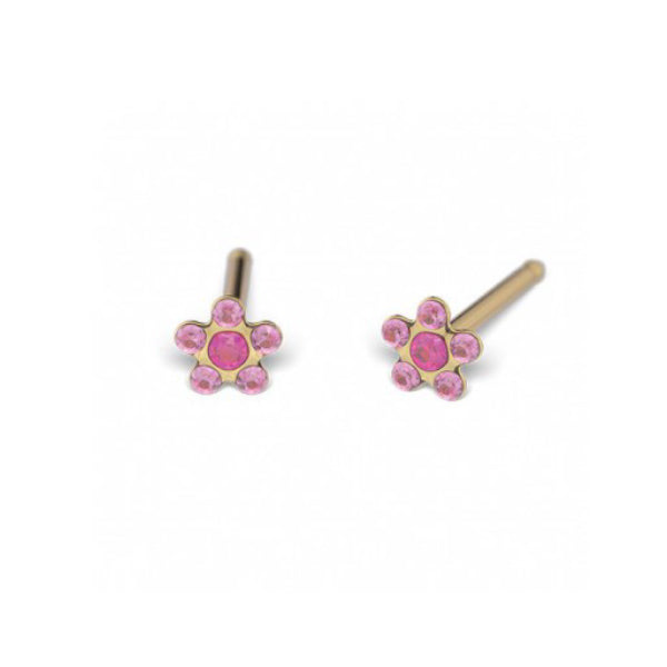 Studex Daisy rosé earrings ear-studs 7581-6023