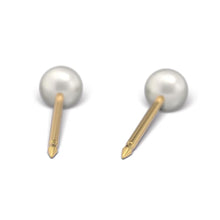 Load image into Gallery viewer, Studex Gold-Plated Earrings with White Pearl, 3mm 7531-0673
