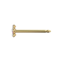 Load image into Gallery viewer, Studex Gold-Plated October Rose Flower Earrings, 3mm 7581-6510
