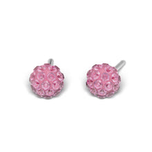 Load image into Gallery viewer, Studex silver fireball Rose earrings, 4.5mm,  7522-0310
