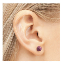 Load image into Gallery viewer, Studex silver fireball Rose earrings, 4.5mm,  7522-0310
