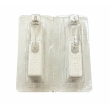 Load image into Gallery viewer, Studex Silver (Steel) Snowball (Fireball) Earrings with Cubic Zirconia, 4.5mm, 7522-0304
