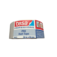 Load image into Gallery viewer, Tesa Pro Duct Tape - Grey, 50 m x 50 mm for Professional Repairs
