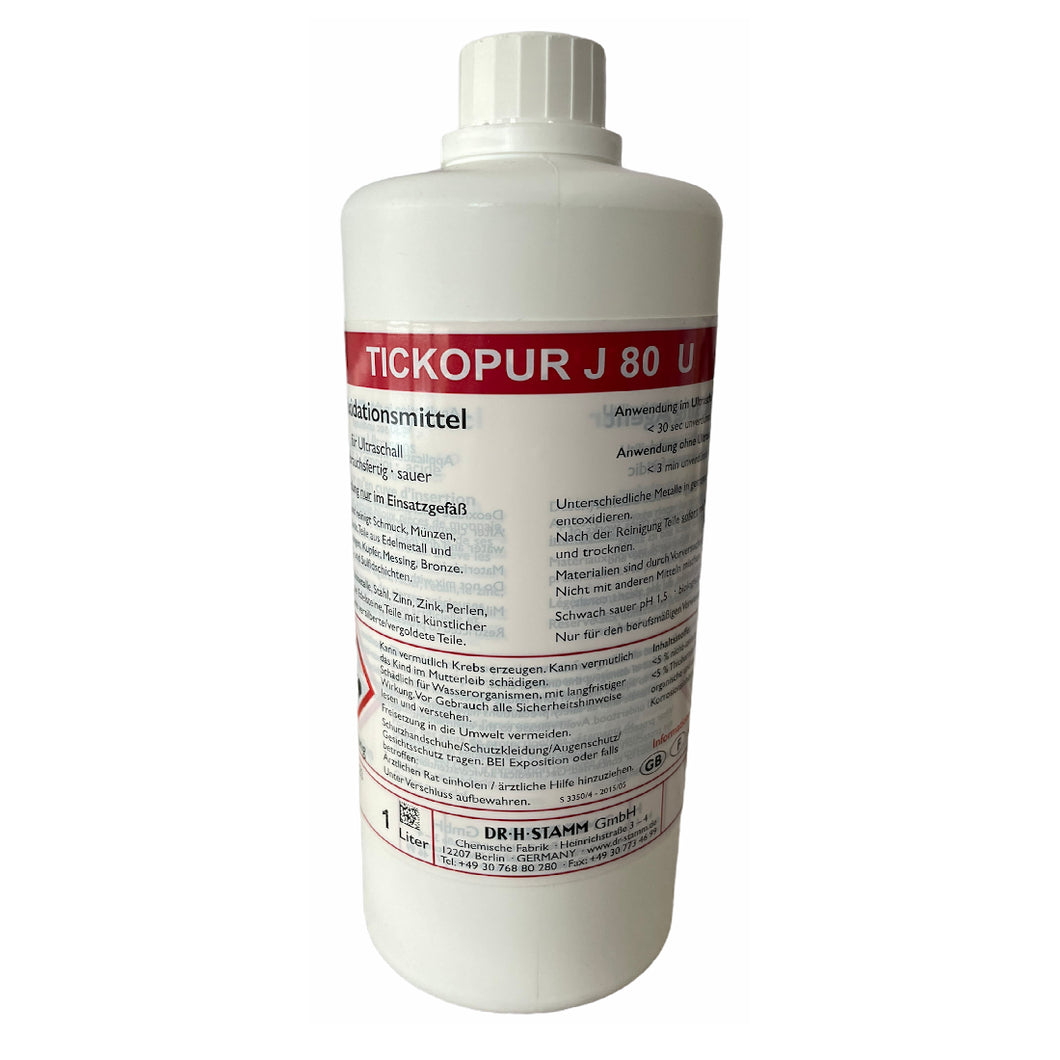 Tickopur J 80 U Deoxidisation Cleaner ultrasonic Cleaning 1l