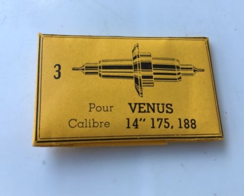 Venus caliber 175, 188 balance staff for chronograph watches