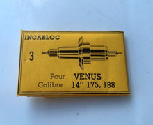Load image into Gallery viewer, Venus caliber 175, 188 balance staff incabloc for chronograph watches
