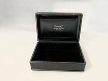 Load image into Gallery viewer, Vintage Piaget black watch box 1970s
