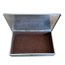 Load image into Gallery viewer, Vintage rare Omega sterling silver watch box silver 925 1950's
