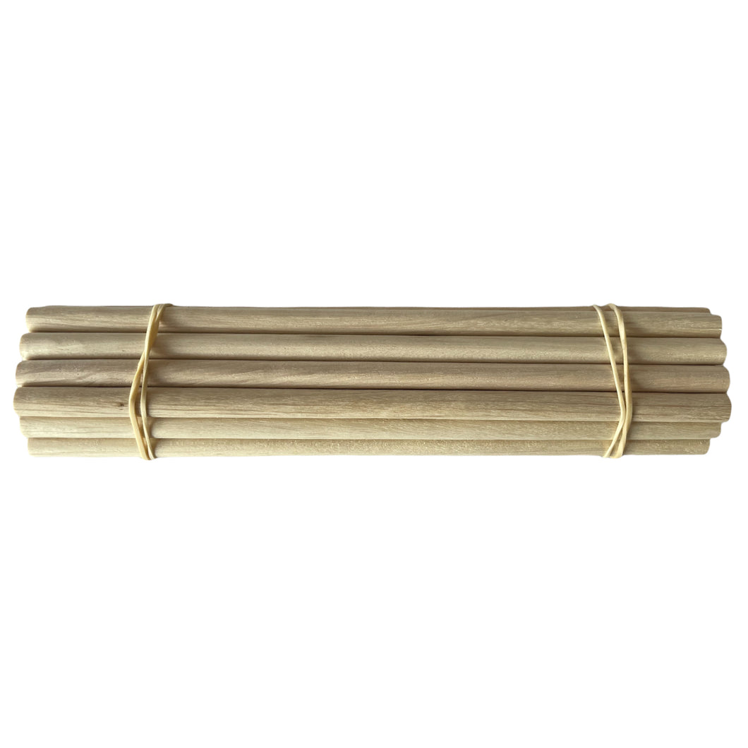 Watchmaker Cleaning sticks from Spindle Tree Clock Wood 6.0 mm 10pcs