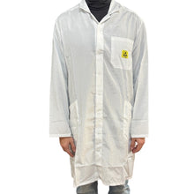 Load image into Gallery viewer, Work coat antistatic for watchmakers, white, size XL
