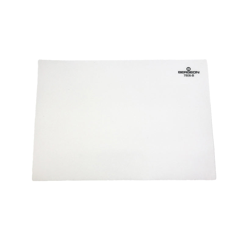 Bergeon 7808-3 soft bench mat pad anti-skid white