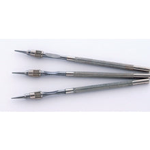 Load image into Gallery viewer, Bergeon 2566 set of 3 holders screw contents 0.30, 0.40, 0.50mm
