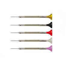Load image into Gallery viewer, Bergeon 30081-P05 watchmaker set of 5 stainless steel screwdrivers
