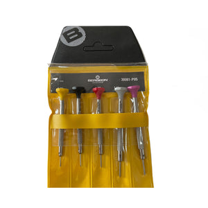 Bergeon 30081-P05 watchmaker set of 5 stainless steel screwdrivers