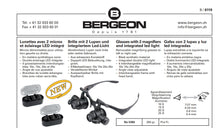 Load image into Gallery viewer, Bergeon 5382 watch repair eyeglass magnifier LED
