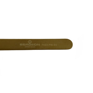 Bergeon 7422-PM-S5 Watchmaker tweezers type S5, thin, brass, 100 % nonmagnetic