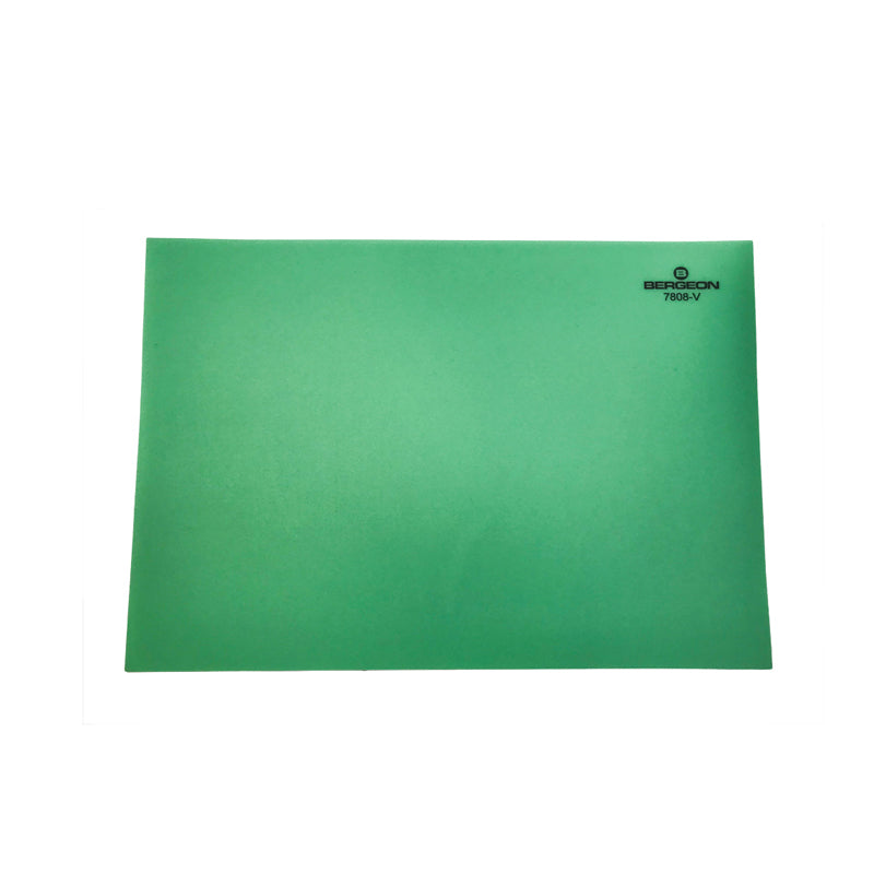 Bergeon 7808-1 soft bench mat pad anti-skid green