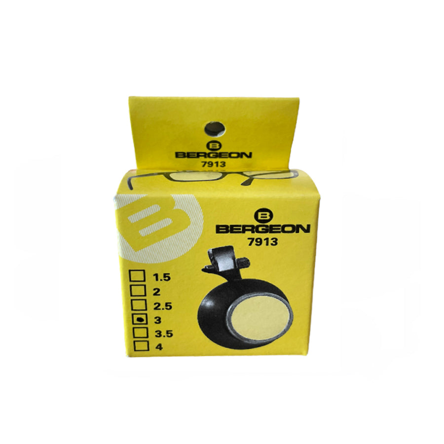 Bergeon 7913-1.5 eyeglass loupe with clip 6.7x for watchmakers