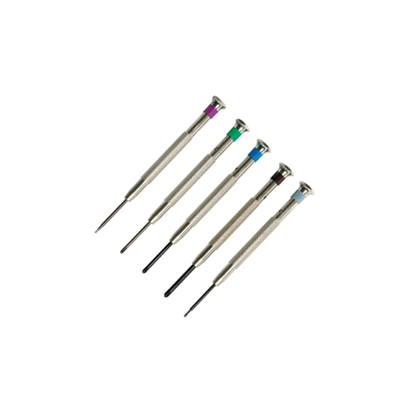Boley assortment of 5 screwdrivers with cross blades