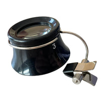 Load image into Gallery viewer, Boley eyeglass loupe with clamp x5 for watchmakers
