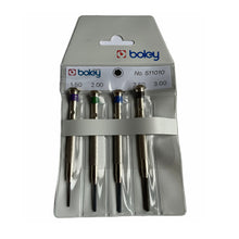 Load image into Gallery viewer, Boley set of 4 watchmaker  screwdrivers with hexagon socket screws
