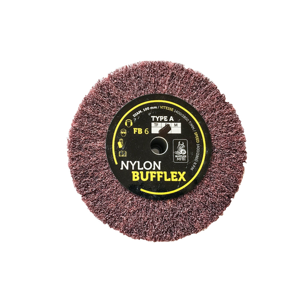 Bufflex flap wheel grinding and satin finishing disc 240-very fine 100 x 25mm