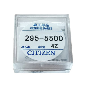 Citizen capacitor battery MT621 for Eco-Drive watches 295-55 (295-5500), calibers 8510A, 8511A, 8512A, 8515A