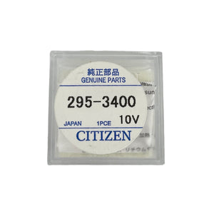 Citizen capacitor battery MT920 for Eco-Drive watches 295-34 (295-3400) 10V, calibers 7820, 7870, 7872, 7875 ,7877
