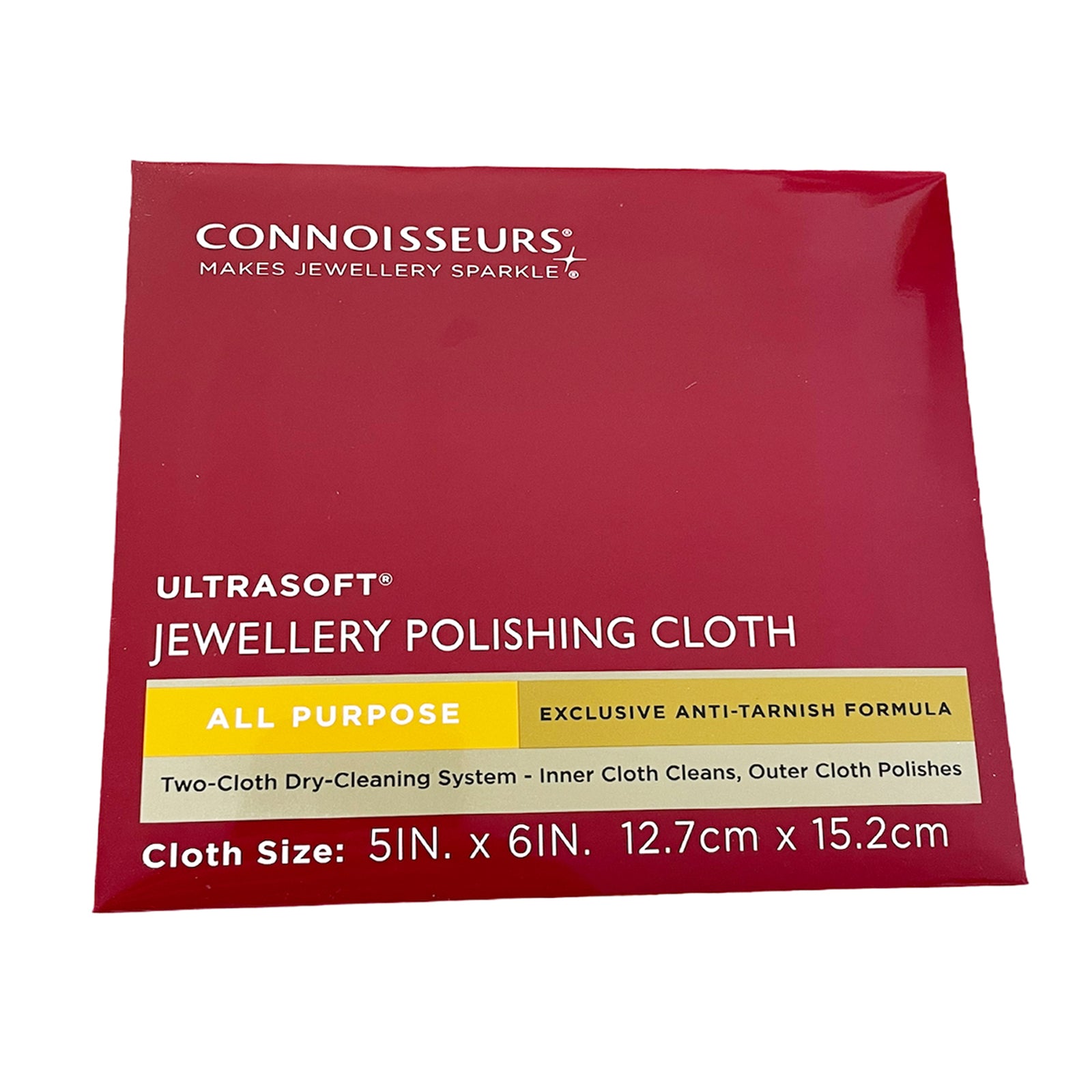 Connoisseurs UltraSoft Gold Jewelry Polishing Cloth Excellent For Cleaning  Watches Natural Cotton Fibers