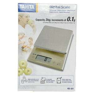 Digital scale up to 3000 grams (105oz) Tanita KD-321