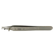 Load image into Gallery viewer, Dumont tweezer Type 9/0, for Breguet hairsprings spirals, stainless steel-carbon, 110 mm
