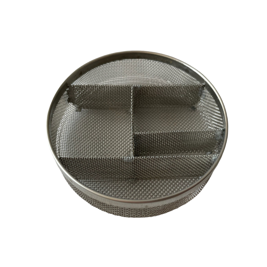 Elmasolvex cleaning basket for watch parts with 5 divisions on Elma 64mm