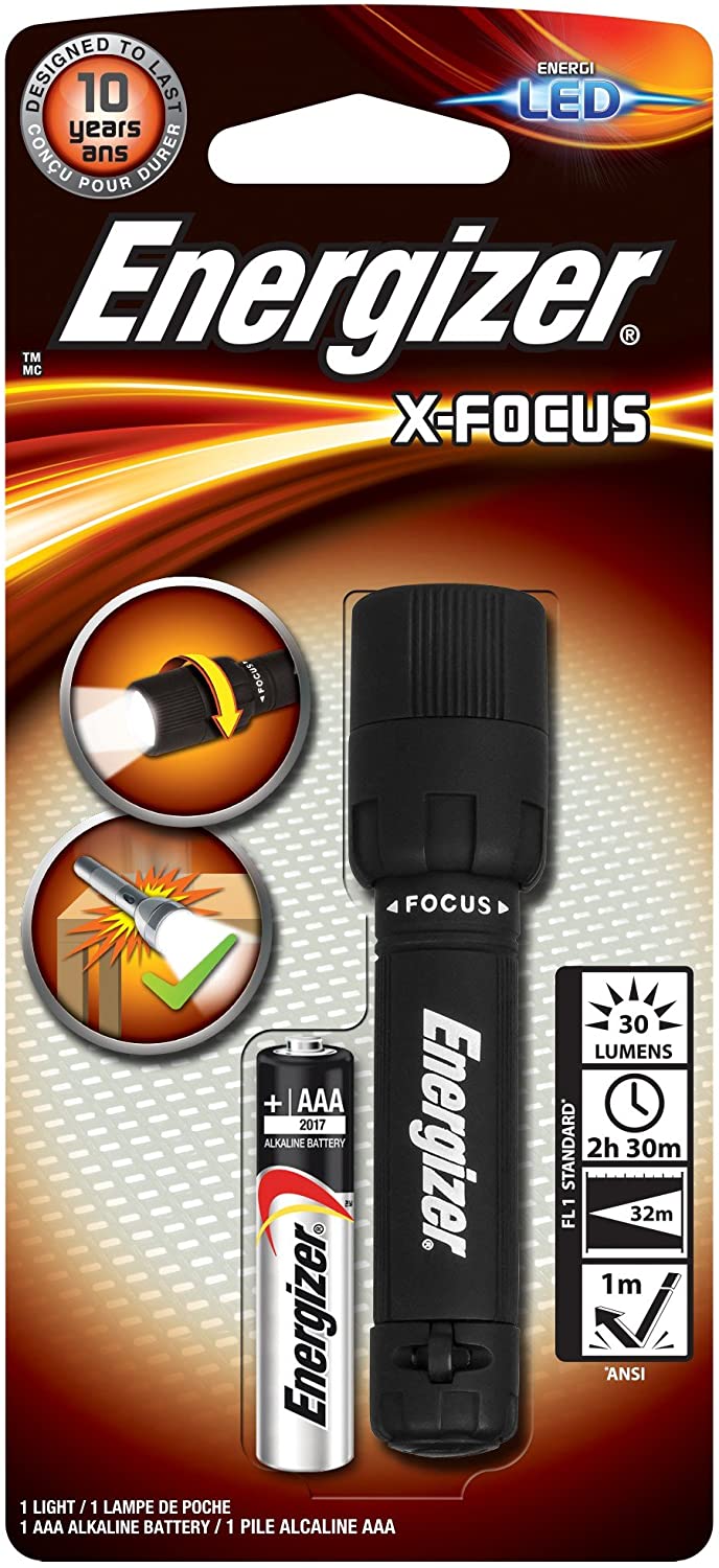 Energizer X Focus Torch LED with a 1 x AAA battery included