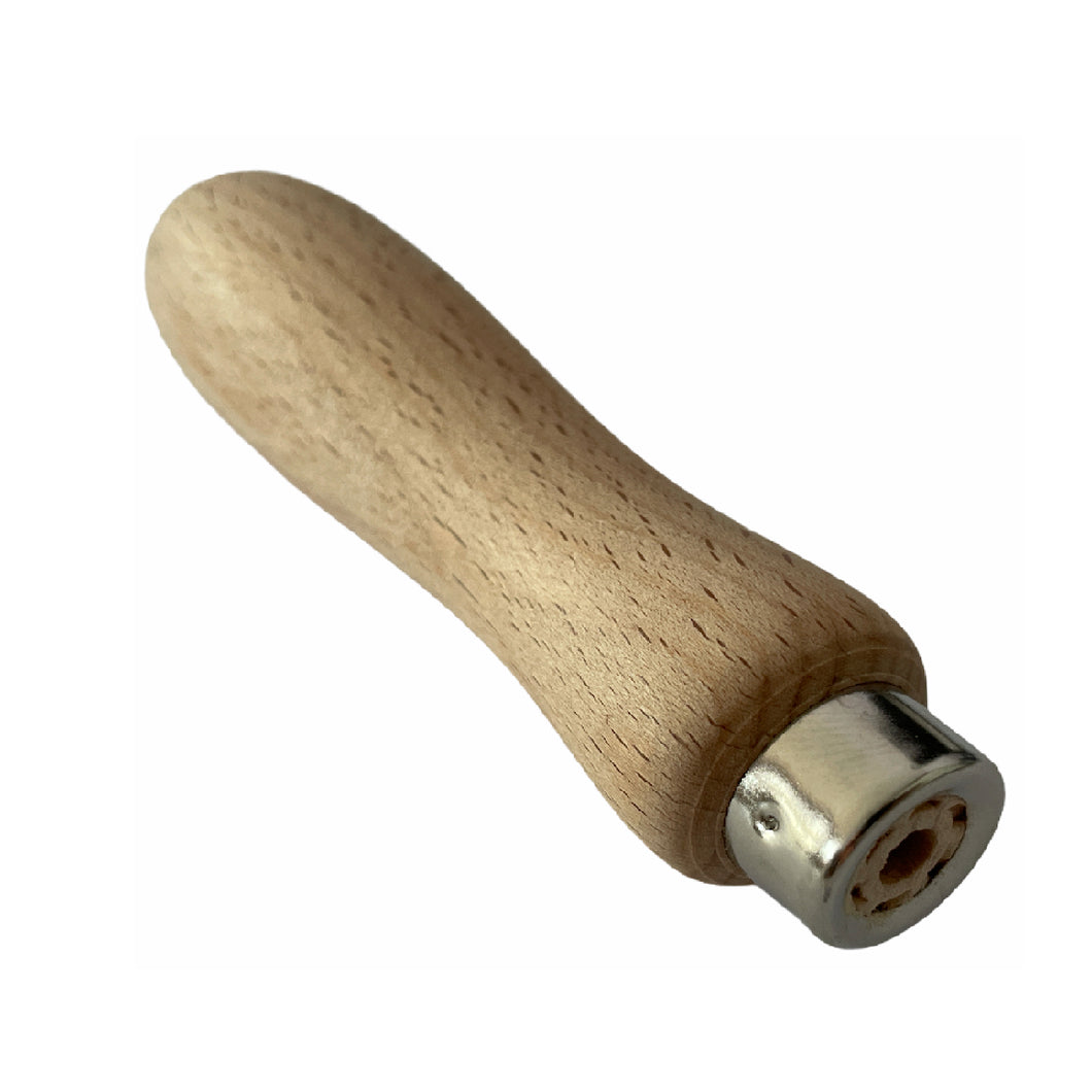 File handle of wood with force 18 mm and overall length 110 mm for watchmakers